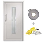 Vidaxl porte d'entr�e blanc 98x200 cm