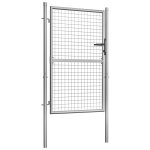 Vidaxl porte de jardin acier galvanisé 105x175 cm argenté Vidaxl porte de jardin acier galvanisé 105x175 cm argenté