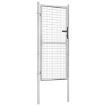 Vidaxl porte de jardin acier galvanisé 105x225 cm argenté Vidaxl porte de jardin acier galvanisé 105x225 cm argenté