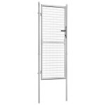 Vidaxl porte de jardin acier galvanisé 105x250 cm argenté Vidaxl porte de jardin acier galvanisé 105x250 cm argenté