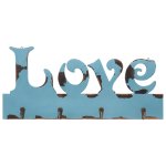 Vidaxl porte - manteau mural love 50x23 cm