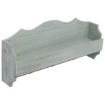 Vidaxl porte - manteau mural vert 50x10x23 cm bois