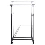Vidaxl porte - manteaux réglables 2 pcs 2 rails d'accrochage Vidaxl porte - manteaux réglables 2 pcs 2 rails d'accrochage