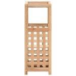 Vidaxl porte - parapluie 18 x 18 x 50 cm bois de noyer massif