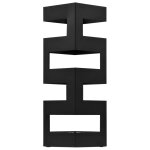 Vidaxl porte - parapluie tetris acier noir
