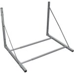 Vidaxl porte - pneus pliable acier galvanis argent