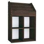 Vidaxl porte - revue pour enfants ch�ne fum� 71x30x114 cm agglom�r�