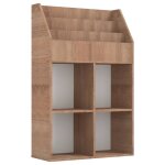 Vidaxl porte - revue pour enfants ch�ne sonoma 71x30x114 cm agglom�r�