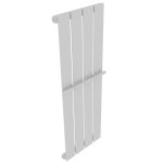Vidaxl porte - serviette 311mm + radiateur panneau blanc 311mm x 900mm