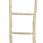Vidaxl porte - serviette avec 5 barreaux teck 45 x 150 cm naturel
