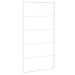Vidaxl porte - serviette blanc 60x10x116 cm acier