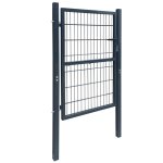 Vidaxl portillon 2d (simple) gris anthracite 106x170 cm