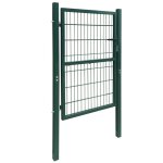 Vidaxl portillon acier 106x248 cm vert