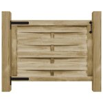 Vidaxl portillon de jardin bois de pin imprégné 100 x 75 cm vert Vidaxl portillon de jardin bois de pin imprégné 100 x 75 cm vert