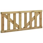 Vidaxl portillons à lattes de jardin 2 pcs pin imprégné 150 x 60 cm Vidaxl portillons à lattes de jardin 2 pcs pin imprégné 150 x 60 cm