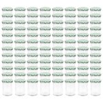 Vidaxl pots  confiture couvercle blanc et vert 96 pcs verre 400 ml