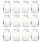 Vidaxl pots  confiture en verre avec serrure 12 pcs 5 l