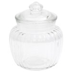 Vidaxl pots de conservation 4 pcs 500 ml verre