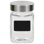 Vidaxl pots de conservation avec autocollant 24 pcs 300 ml
