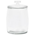 Vidaxl pots de conservation en verre avec couvercle 2 pcs 8000 ml