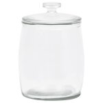 Vidaxl pots de conservation en verre avec couvercle 4 pcs 8000 ml