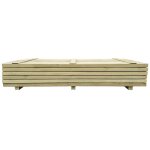 Vidaxl poteaux de clture 96 pcs bois de pin imprgn 6x6x240 cm