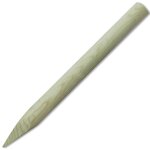 Vidaxl poteaux pointus de clture 16 pcs bois imprgn 100 cm