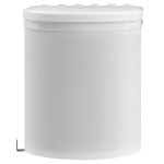 Vidaxl poubelle intgre de cuisine plastique 12 l
