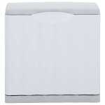Vidaxl poubelle de sparation des dchets blanc 20 l 40x30x40 cm