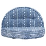 Vidaxl pouf 100x20 cm indigo tissu Vidaxl pouf 100x20 cm indigo tissu