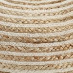 Vidaxl pouf fait � la main 40 x 45 cm jute
