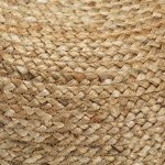 Vidaxl pouf fait  la main 45 x 30 cm jute