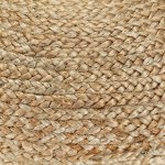 Vidaxl pouf fait  la main gris 40 x 45 cm jute
