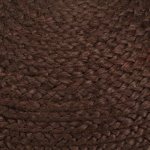 Vidaxl pouf fait � la main marron 40 x 45 cm jute