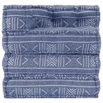 Vidaxl pouf modulaire indigo tissu Vidaxl pouf modulaire indigo tissu