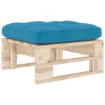 Vidaxl pouf palette de jardin bois de pin impr�gn�