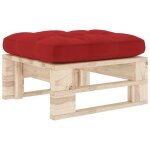 Vidaxl pouf palette de jardin bois de pin impr�gn�
