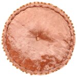 Vidaxl pouf rond velours 40 x 20 cm rouille Vidaxl pouf rond velours 40 x 20 cm rouille