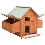 Vidaxl poulailler 152x96x110 cm bois de sapin massif Vidaxl poulailler 152x96x110 cm bois de sapin massif