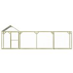 Vidaxl poulailler 6x1, 5x2 m pinde imprgne