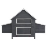 Vidaxl poulailler gris 157x97x110 cm bois Vidaxl poulailler gris 157x97x110 cm bois