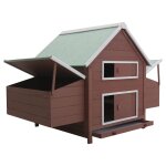 Vidaxl poulailler marron 157x97x110 cm bois Vidaxl poulailler marron 157x97x110 cm bois