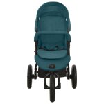 Vidaxl poussette pour b�b� vert acier