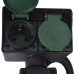 Vidaxl prises de jardin avec pointes au sol 2 pcs