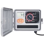 Vidaxl programmateur d'arrosage du jardin avec 2 lectrovannes