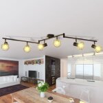 Vidaxl projecteur style industriel noir avec 6 ampoules à filament led Vidaxl projecteur style industriel noir avec 6 ampoules à filament led