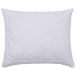 Vidaxl protge - oreillers 2 pcs 80x80 cm blanc