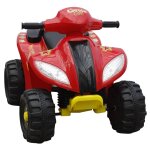 Vidaxl quad lectrique pour enfants rouge et noir