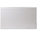 Vidaxl radiateur convecteur central horizontal double blanc 120 x 10 x 60 cm