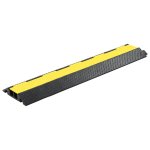 Vidaxl rampes de protection de câble 2 pcs 2 canaux caoutchouc 101, 5cm Vidaxl rampes de protection de câble 2 pcs 2 canaux caoutchouc 101, 5cm